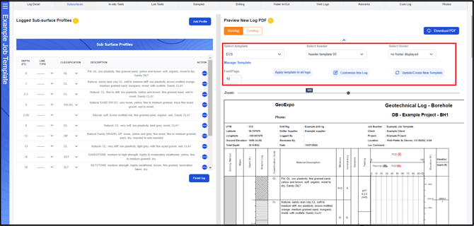 Manage Template