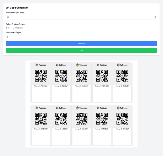 Tablogs QR Code